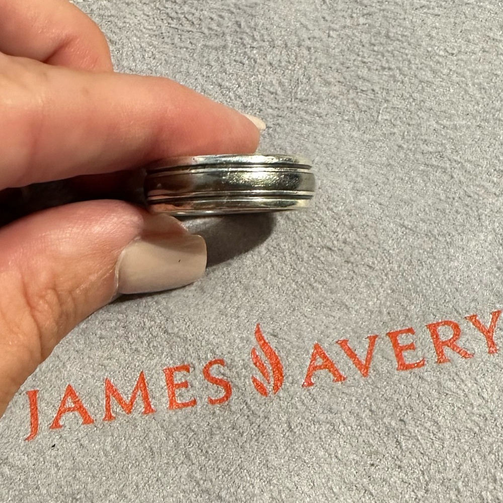 James Avery Silver Men's Ring